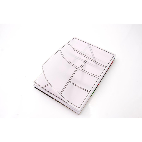 Bloc - Dessin - Manga - A5 - Spécial marqueurs - 300g - 25 feuilles - 6 planches calques incluses