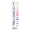 Marqueurs - Feutres à alcool - Double pointe extra fine - Graph'it Brush - 12 couleurs