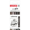 photo-Feutres - Noir, gris et sépia - Dessin - Ecriture - Pointe 0,8mm - Uni-Pin - Lettering