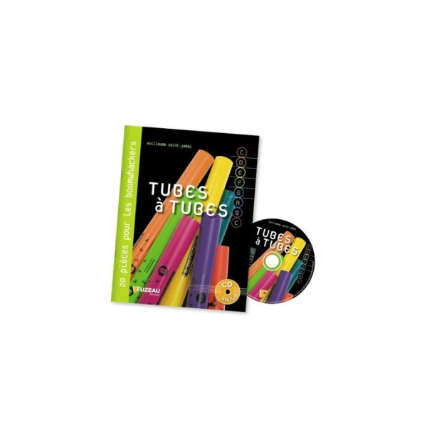 Boomwhackers - 8 tubes à sons + Méthode tubes à tubes - Enfant - Instrument musique