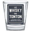 photo-Verre à whisky - Le Whisky de Tonton - Cadeau - Anniversaire - 9x8cm