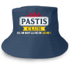 photo-Bob - Chapeau - Bleu - Pastis club - Humour - Idée cadeau - Taille unique