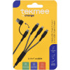 photo-Cable pour smartphone - USB, Type-C et Micro USB - Longueur 1m - Tekmee