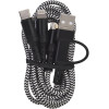 Cable pour smartphone - USB, Type-C et Micro USB - Longueur 1m - Tekmee