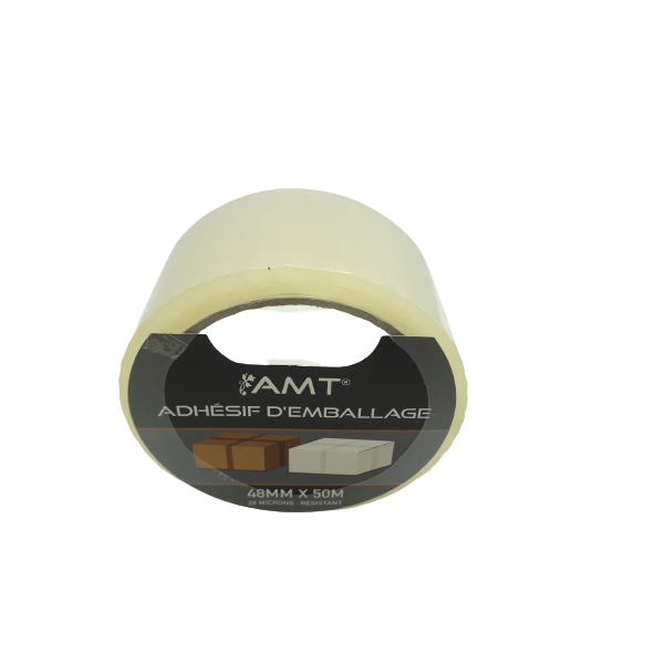 Adhésif d'emballage - Transparent - 48mmx50m - Colis - Carton - Expédition
