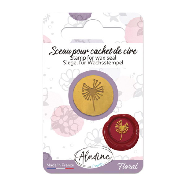 photo-Sceau pour cachet de cire - Pissenlit - Fleur - Carterie - Loisirs créatifs - Aladine