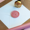 Sceau pour cachet de cire - Rose - Mariage - Faire-part - Carterie - Aladine
