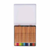 Crayons de couleur - 24 teintes - Mine épaisse - Boîte métal - Bruynzeel