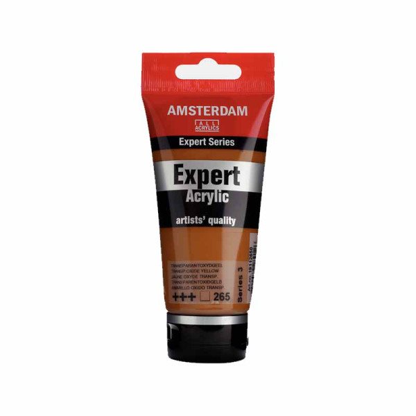photo-Tube de peinture acrylique - Jaune oxyde transparent - 265 - Expert Acrylic - Amsterdam