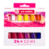 photo-Peinture acrylique - 24 tubes de 12 ml - Art creation - Couleurs assorties