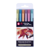 photo-Feutres - Aquarelle - Pointe pinceau - 6 couleurs terre - Sakura - Koi - Dessin