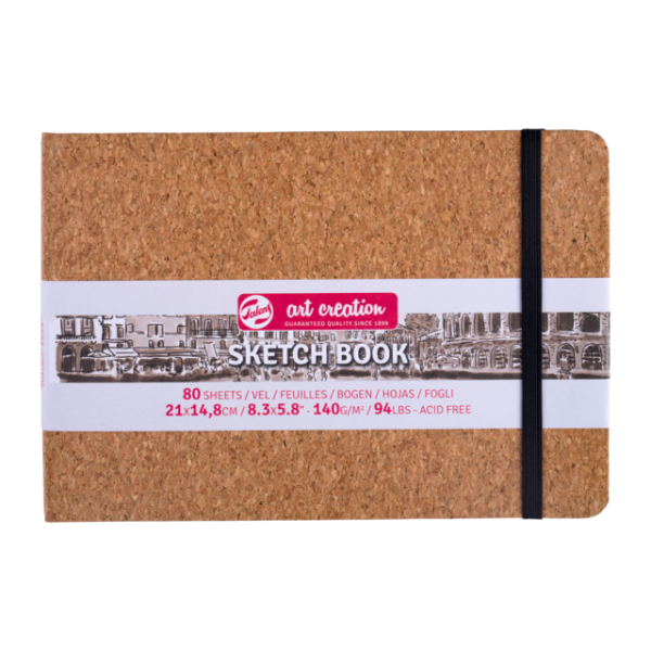photo-Carnet - Croquis - Dessin - Notes - 21x14,8cm - 80pages - Couverture en liège