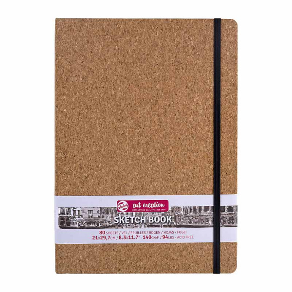 photo-Carnet - Croquis - Dessin - Notes - A4 - 80pages - Couverture en liège