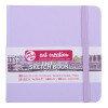 photo-Carnet - Croquis - Dessin - Notes - 12x12cm - 80pages - Couverture Mauve clair