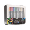 Marqueurs - Indélébile - Permanent - 12 couleurs - Coffret - Pébéo - 4Artist marker