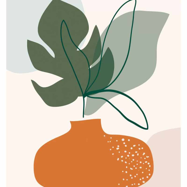 photo-Peinture au numéro - Adulte/Enfant - Modèle vase - 30x40cm - Toile + peinture + pinceaux