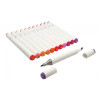 photo-Feutres à alcool - Double pointe - 12 couleurs rose/orange - Dessin, coloriage - CTOP