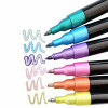 Marqueurs - Peinture acrylique - Paillettes - Contour - 6 couleurs - Dessin, coloriage - CTOP