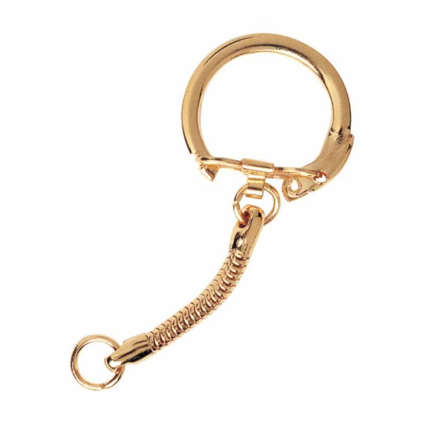 photo-Attaches pour porte-clés - Doré - Métal - 10 pièces - Loisirs créatifs