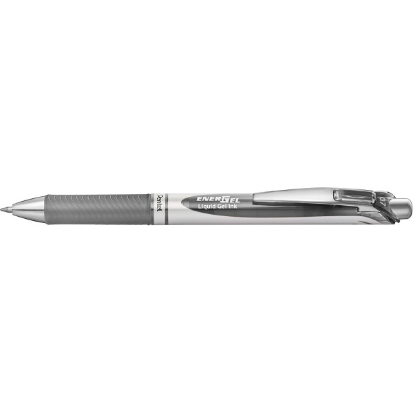 photo-Stylo Energel - Pointe moyenne - 0.7mm - Gris - Pentel