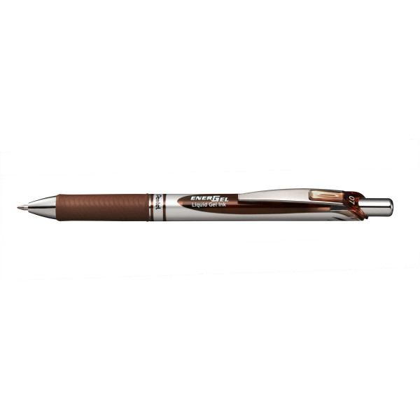 photo-Stylo Energel - Pointe moyenne - 0.7mm - Marron - Pentel