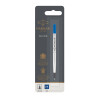 photo-Recharge pour stylo roller - Encre bleue - Pointe moyenne 0,7mm - Parker Quink