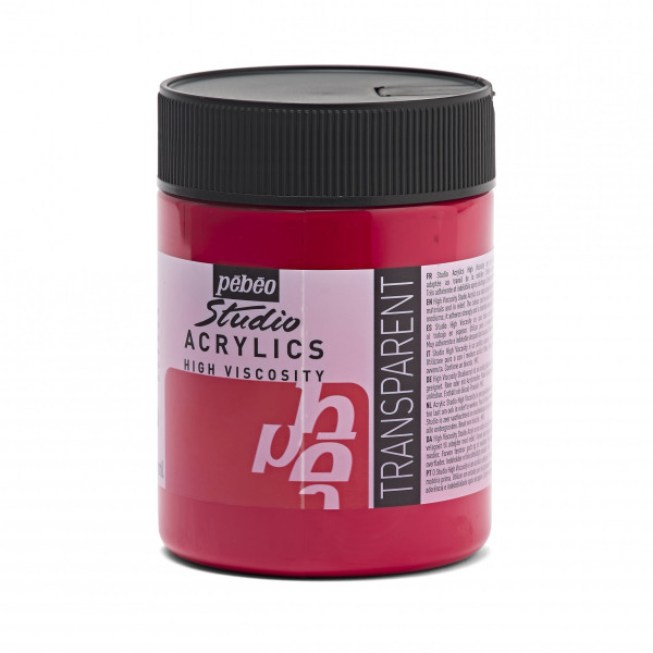 Peinture acrylique - Magenta primaire - 50 - Pébéo Studio - Pot de 500ml
