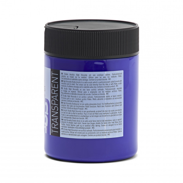 Peinture acrylique - Bleu outremer foncé - 15 - Pébéo Studio - Pot de 500ml