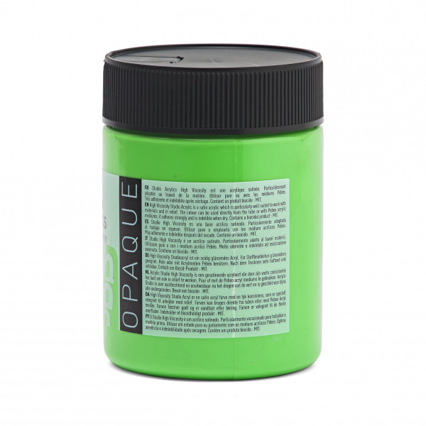 Peinture acrylique - Vert cadmium - 43 - Pébéo Studio - Pot de 500ml