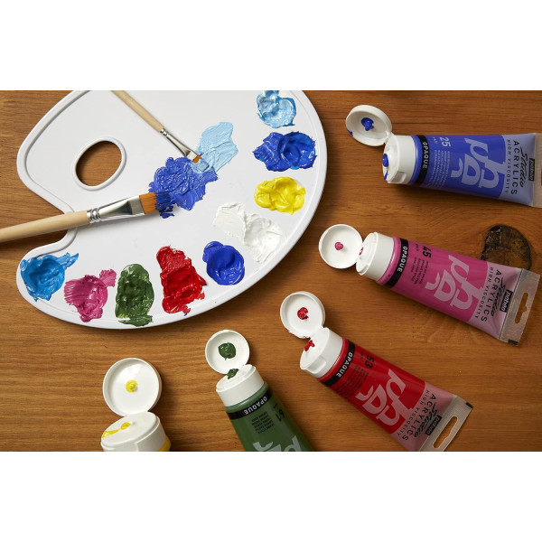 Peinture acrylique - Jaune de Naples - 24 - Pébéo Studio - Tube de 250 ml