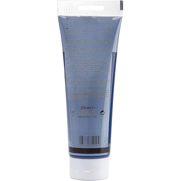 Peinture acrylique - Bleu de Prusse - 56 - Pébéo Studio - Tube de 250 ml