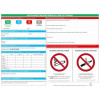 photo-Panneau d'affichages obligatoires du code du travail - 57x42cm - Effaçable