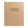 photo-Album photo - Classeur - Couverture beige - 60 pages - 120 photos 10x15cm