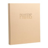 Album photo - Classeur - Couverture beige - 60 pages - 120 photos 10x15cm