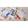 Bloc dessin - A4 21 x 29,7cm - BD Comics Manga - Papier layout - Clairefontaine