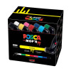 photo-8 marqueurs - POSCA - MOP'R - PCM-22 - Assortiment couleurs