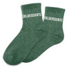 photo-Chaussettes - Femme - Vert avec paillettes - Eblouissante - Taille 36/42 - Humour - Cadeau