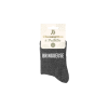 Chaussettes - Femme - Noir avec paillettes - Bringueuse - Taille 36/42 - Humour - Cadeau