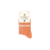 Chaussettes - Femme - Orange avec paillettes - Merveilleuse - Taille 36/42 - Humour - Cadeau