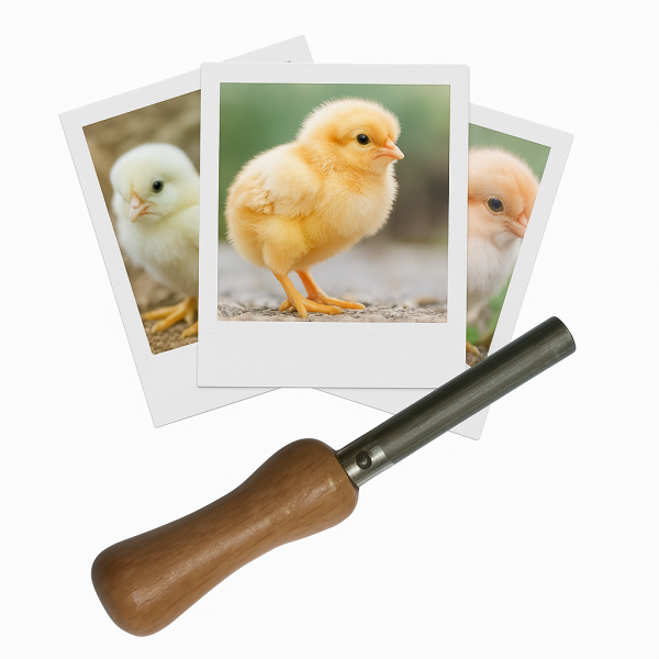 photo-Appeau - Oiseau - Poussin - Chant oiseau - Bois - 8cm