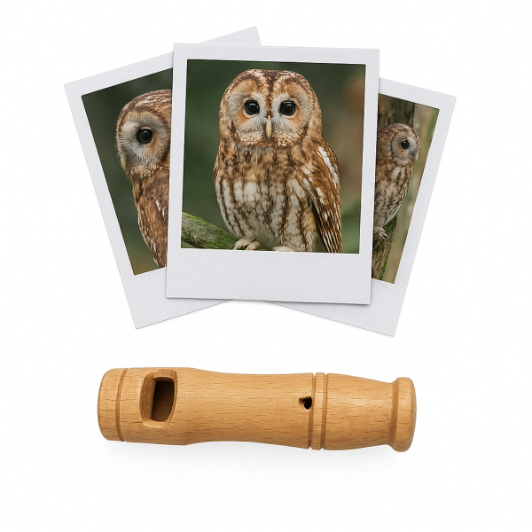 photo-Appeau - Oiseau - Chouette hulotte - Imiter le chant des oiseaux - Fuzeau