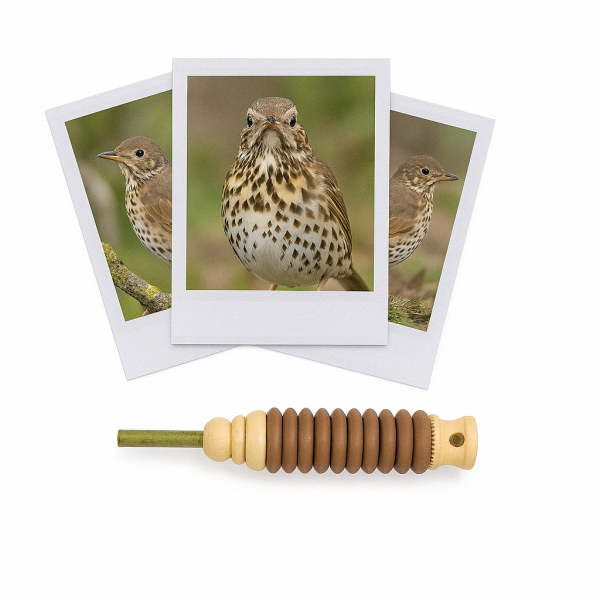 photo-Appeau - Oiseau - Grive musicienne - Imiter le chant des oiseaux - Fuzeau