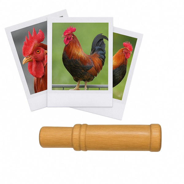 photo-Appeau - Oiseau - Coq - Imiter le chant des oiseaux - Fuzeau