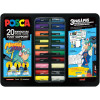 photo - Marqueurs - POSCA - Mallette Manga Hero - 20 couleurs - Tout support -