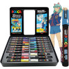 Marqueurs - Feutres - POSCA - Mallette Manga Hero - 20 couleurs - Tout support