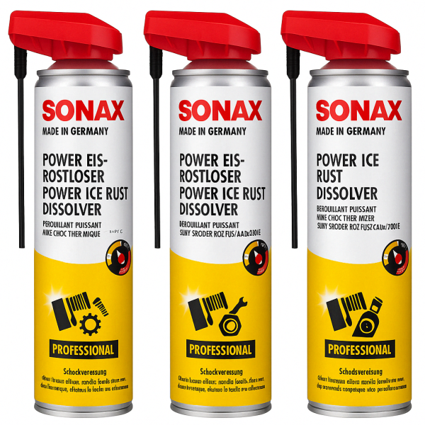 photo-Spray dégrippant - Universel - Puissant - Pièces auto - SONAX - 3 x 400ml