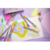 Feutres - Double pointe - 10 couleurs pastel - Coloriage - Enfant/Adulte - Faber-castell