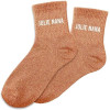 photo - Chaussettes - Femme - Marron avec paillettes - Jolie nana - Taille 36/42 - Humour - Cadeau