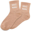 photo - Chaussettes - Femme - Cuivre avec paillettes - Douce mamie - Taille 36/42 - Humour - Cadeau