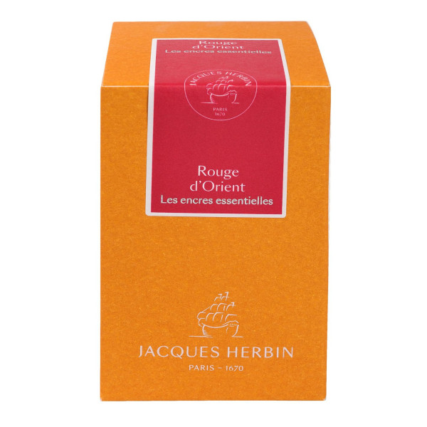 Encre pour calligraphie - Rouge d'Orient - Les encres essentielles - Herbin - Flacon 50ml
